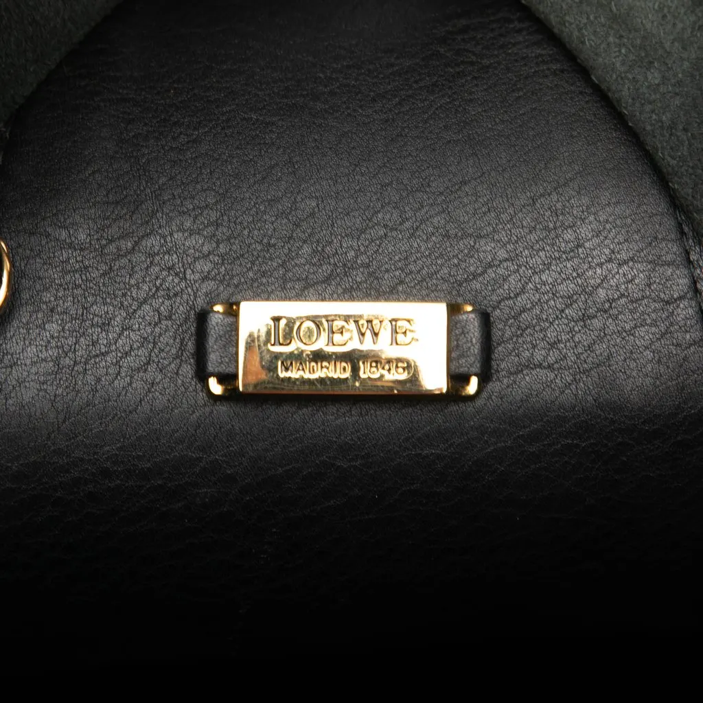 Loewe Leather Anton Backpack Black Leather Very good - Box View