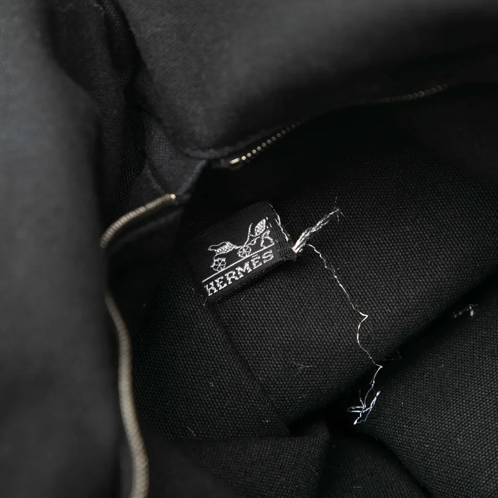 Hermès Canvas Sac Troca Horizontal MM Black Very good - Box View
