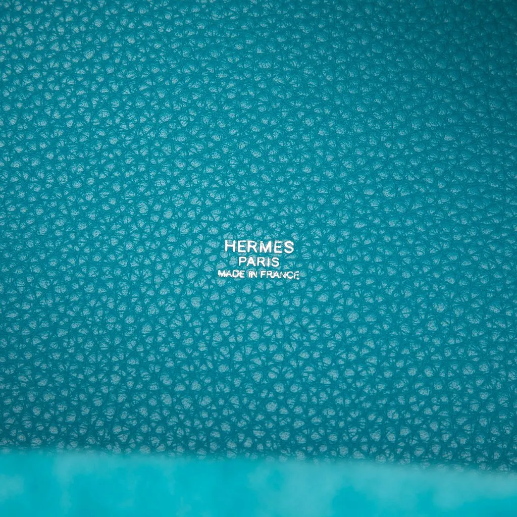 Hermès Clemence Picotin Lock 22 Blue Leather Very good - Box View