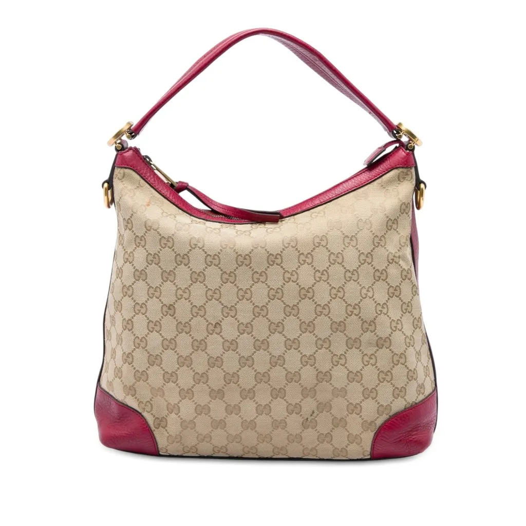 Gucci Small GG Canvas Miss GG Hobo Beige Very good - Front View