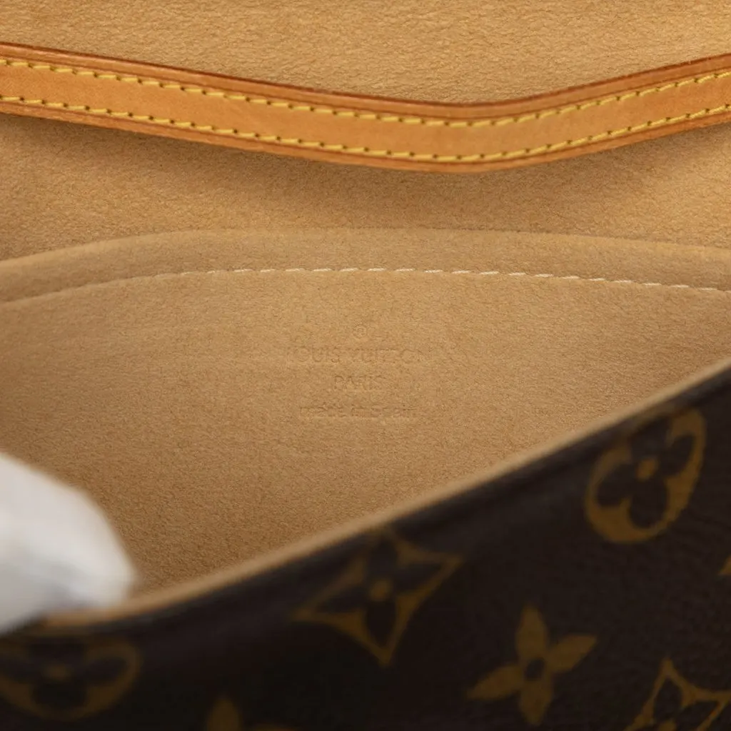 Louis Vuitton Monogram Pochette Twin GM Brown Very good - Box View