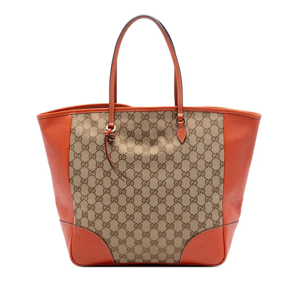Gucci GG Canvas Bree Tote Beige Very good - Front View
