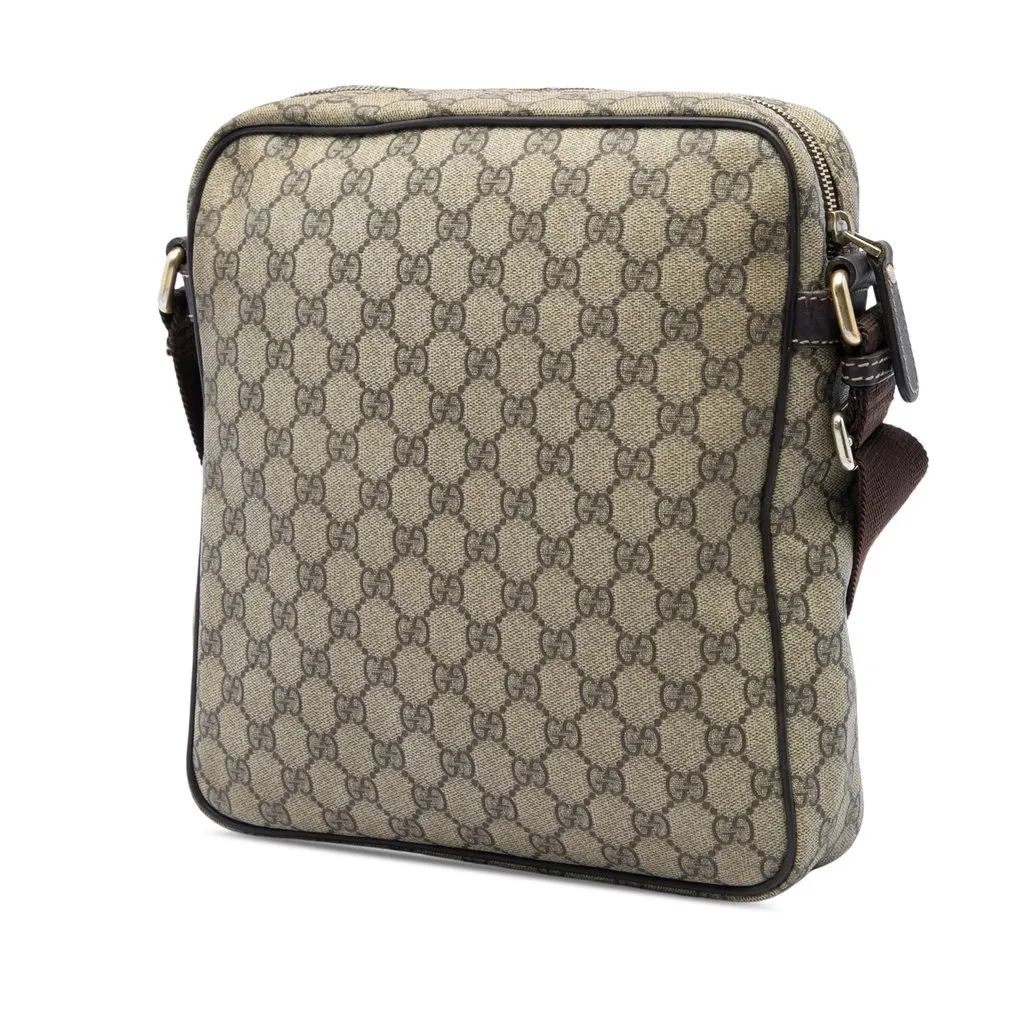 Gucci GG Supreme Crossbody Beige Very good - Back View