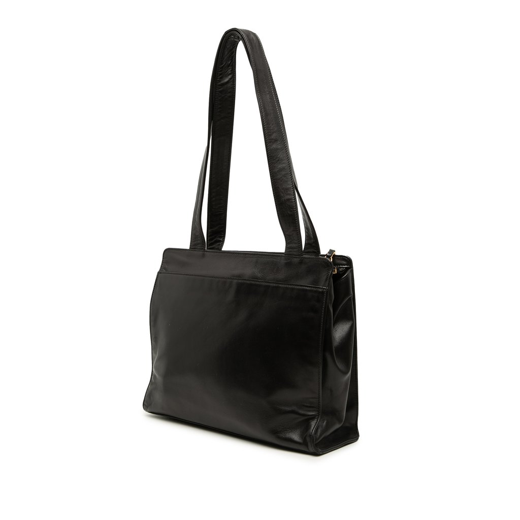Chanel CC Lambskin Front Zip Pocket Tote | Libas Collective