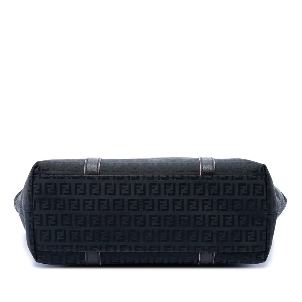 Fendi Zucchino Canvas Superstar Tote Black Very good - Inside View