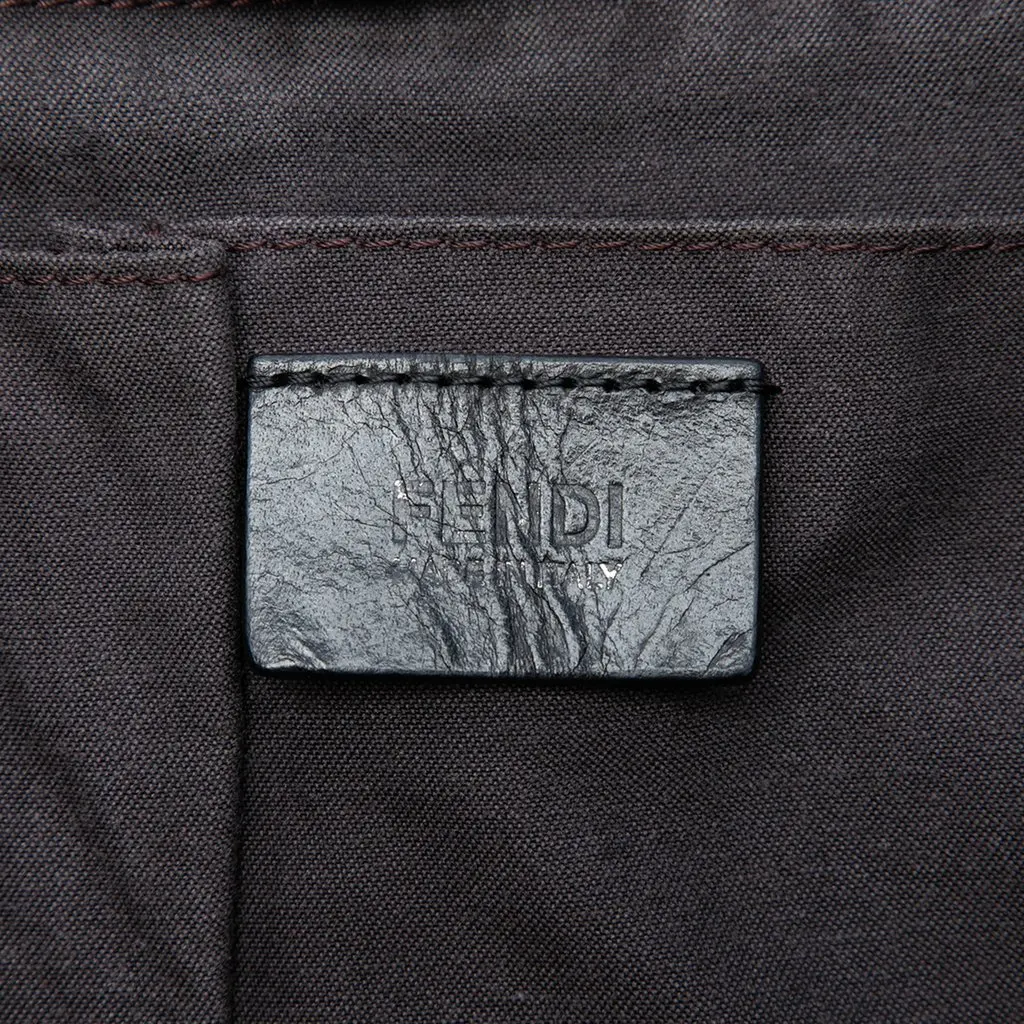 Fendi Zucchino Canvas Superstar Tote Black Very good - Box View