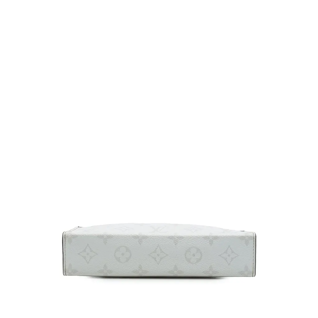 Louis Vuitton Monogram Taigarama Gaston Wearable Wallet White Leather Very good - Inside View
