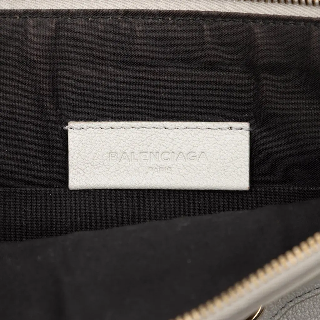 Balenciaga Goatskin Motocross Classic Metallic Edge Clutch MultiColor Leather Very good - Box View