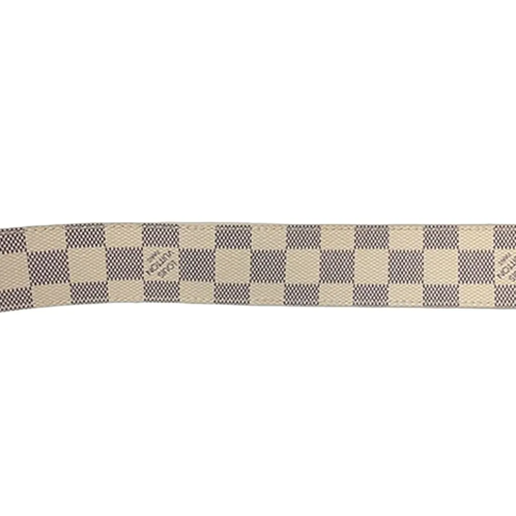 Louis Vuitton Damier Azur Initiales Belt White Very good - Inside View