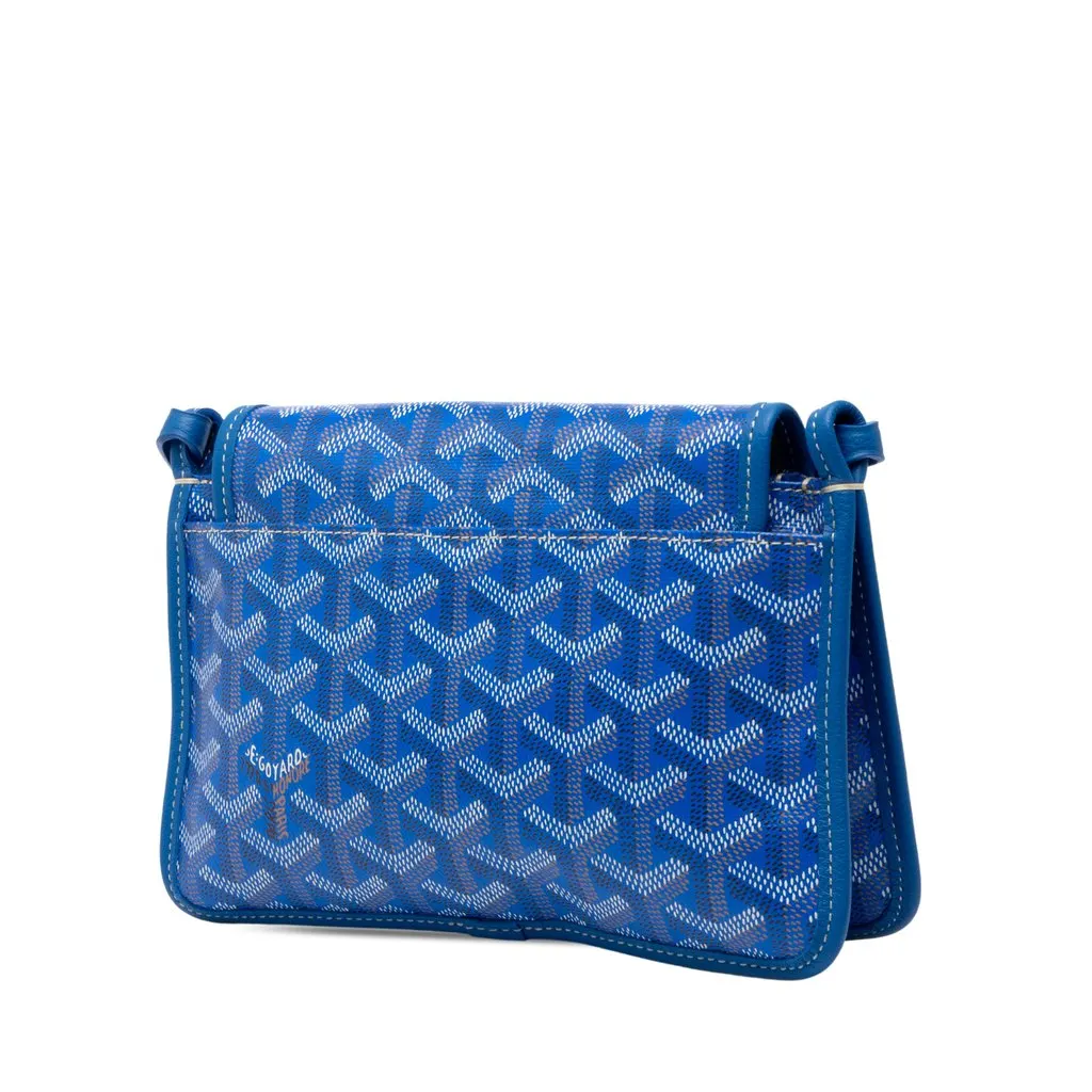Goyard Goyardine Plumet Pocket Wallet Blue Canvas Very good - Back View