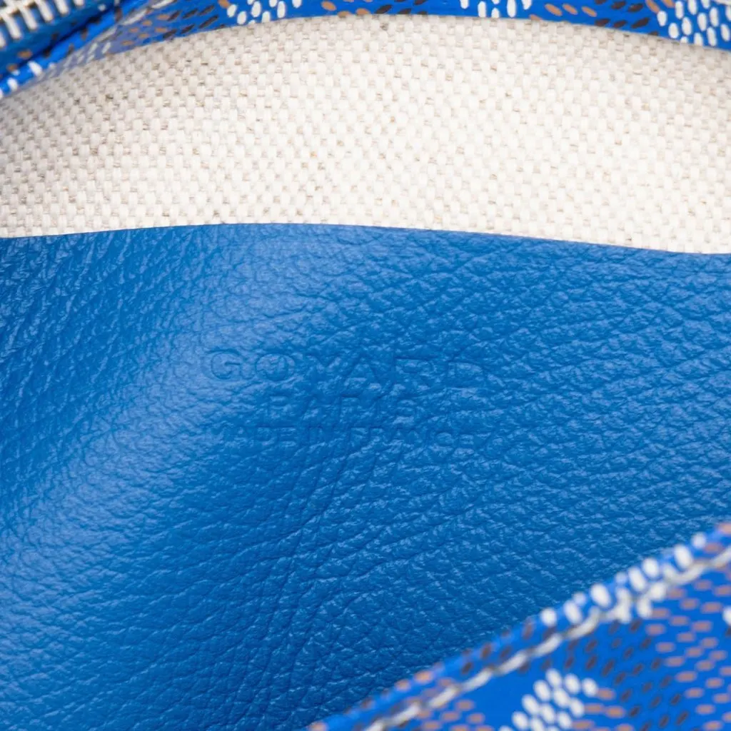 Goyard Goyardine Plumet Pocket Wallet Blue Canvas Very good - Box View