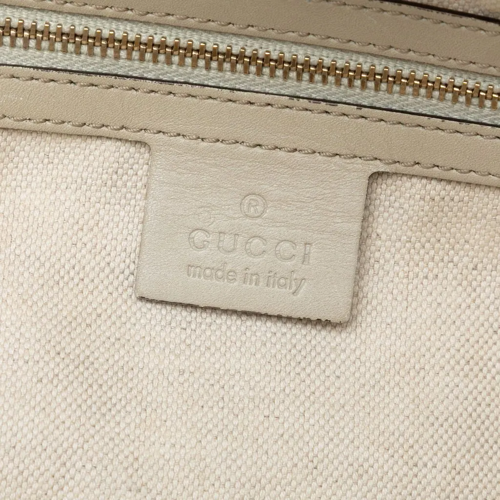Gucci GG Canvas Web Mayfair Tote Beige Very good - Box View