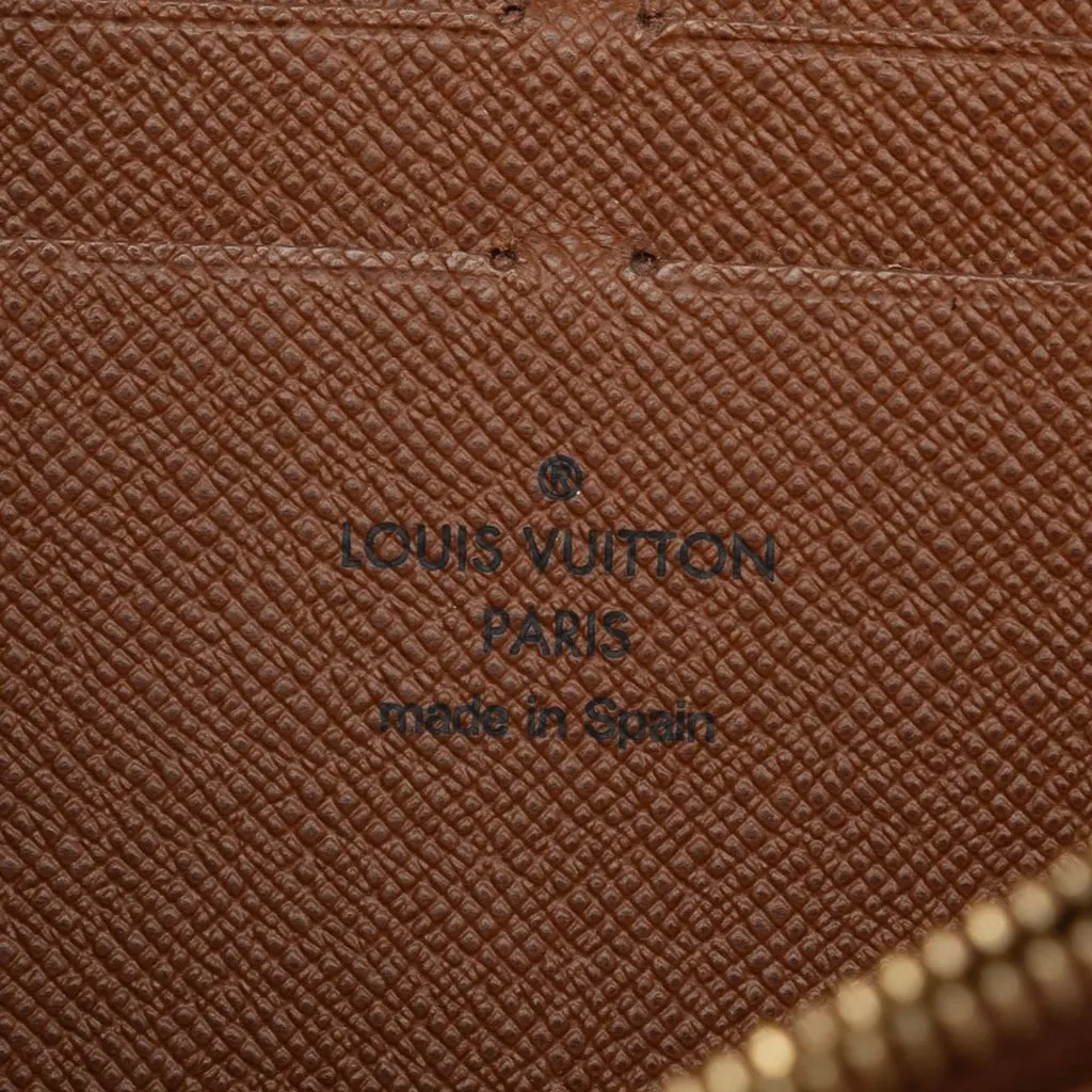 Louis Vuitton Monogram Zippy Long Wallet Brown Canvas Good - Box View