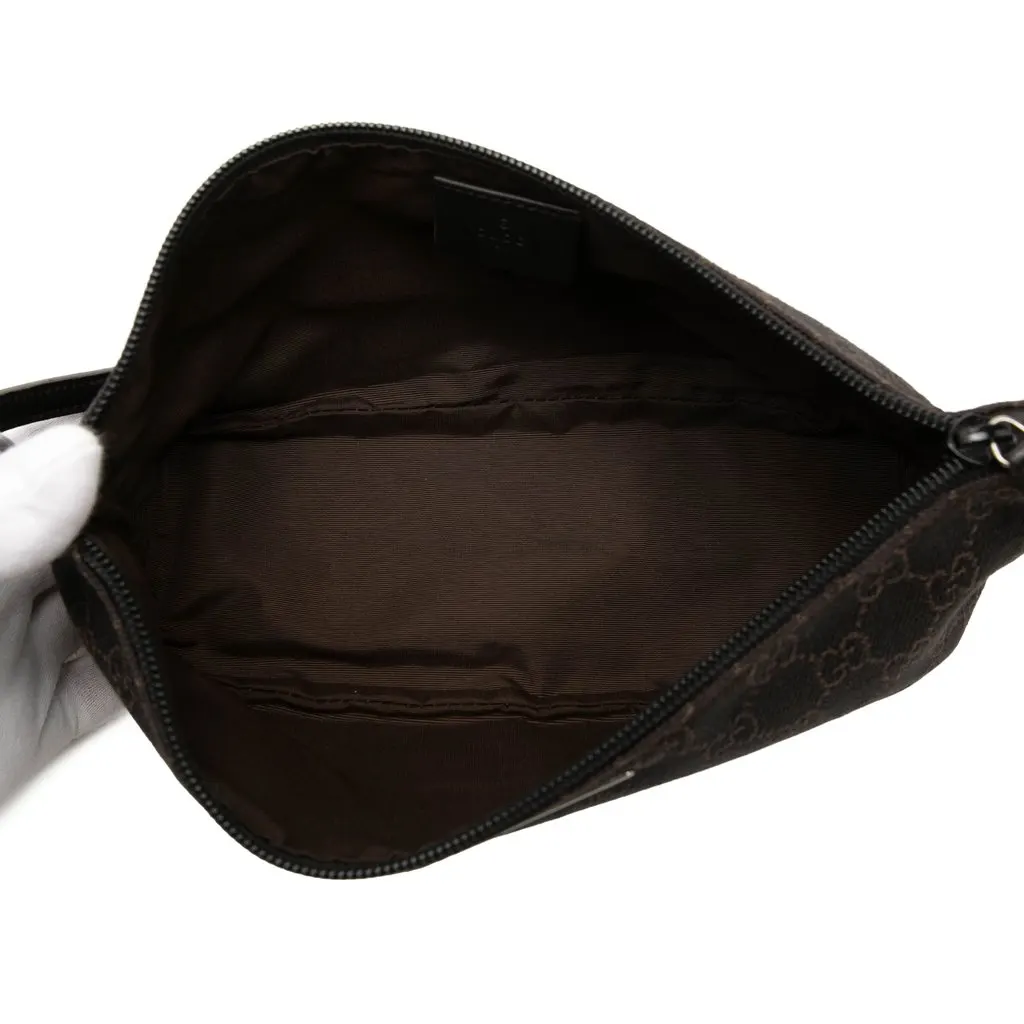 Gucci GG Denim Boat Brown Denim Good - Model View