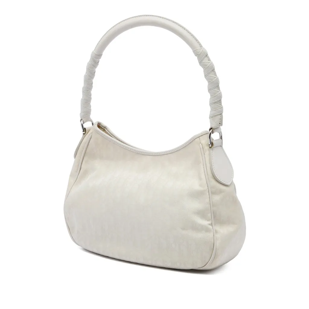 Dior Diorissimo Trotter Canvas Lovely Charm Shoulder Bag Brown Canvas Very good - Back View