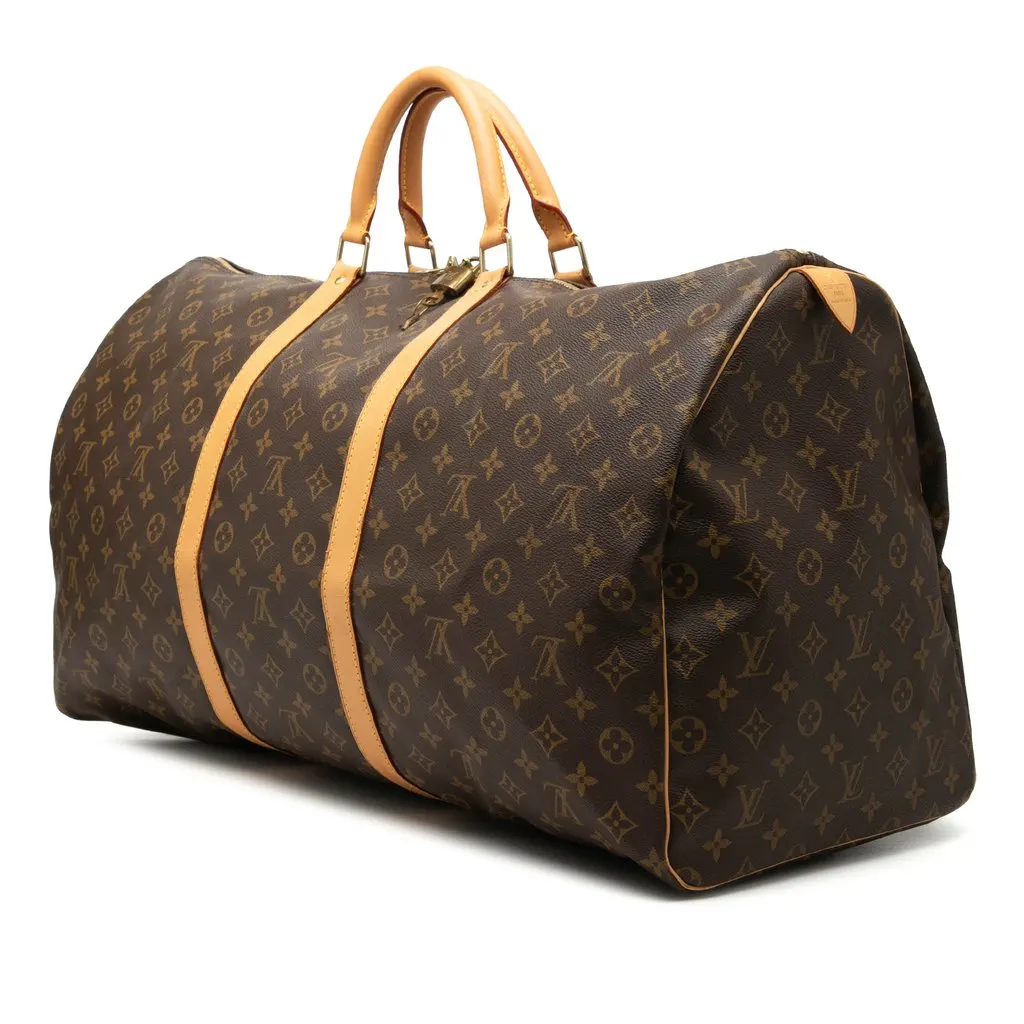 Louis Vuitton Monogram Keepall 60 Brown Very good - Back View