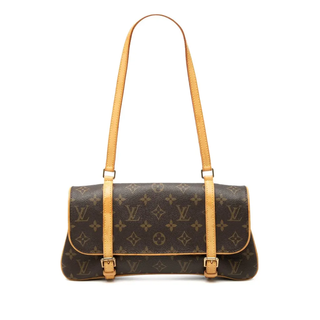 Louis Vuitton Monogram Marelle Shoulder Bag Brown Very good - Front View