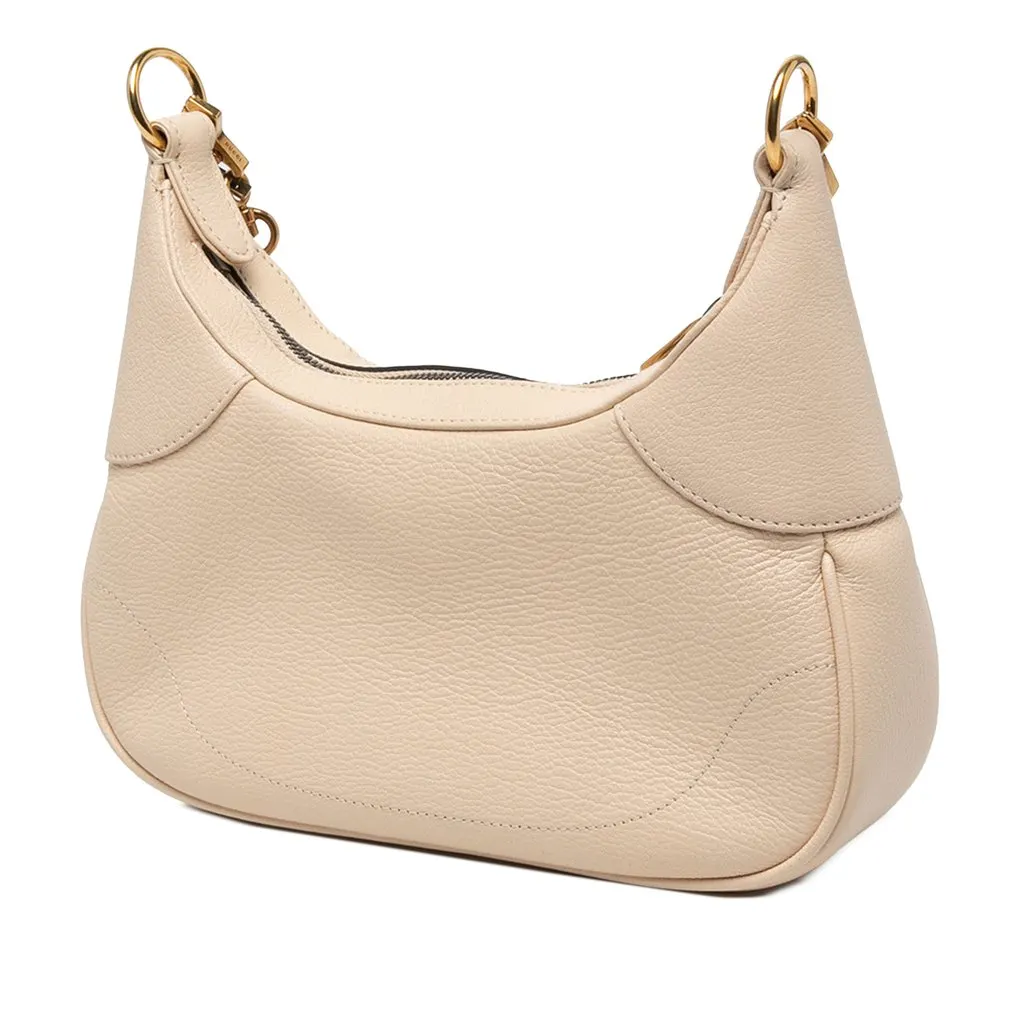 Gucci Small Goatskin Aphrodite Satchel Brown Leather Very good - Back View