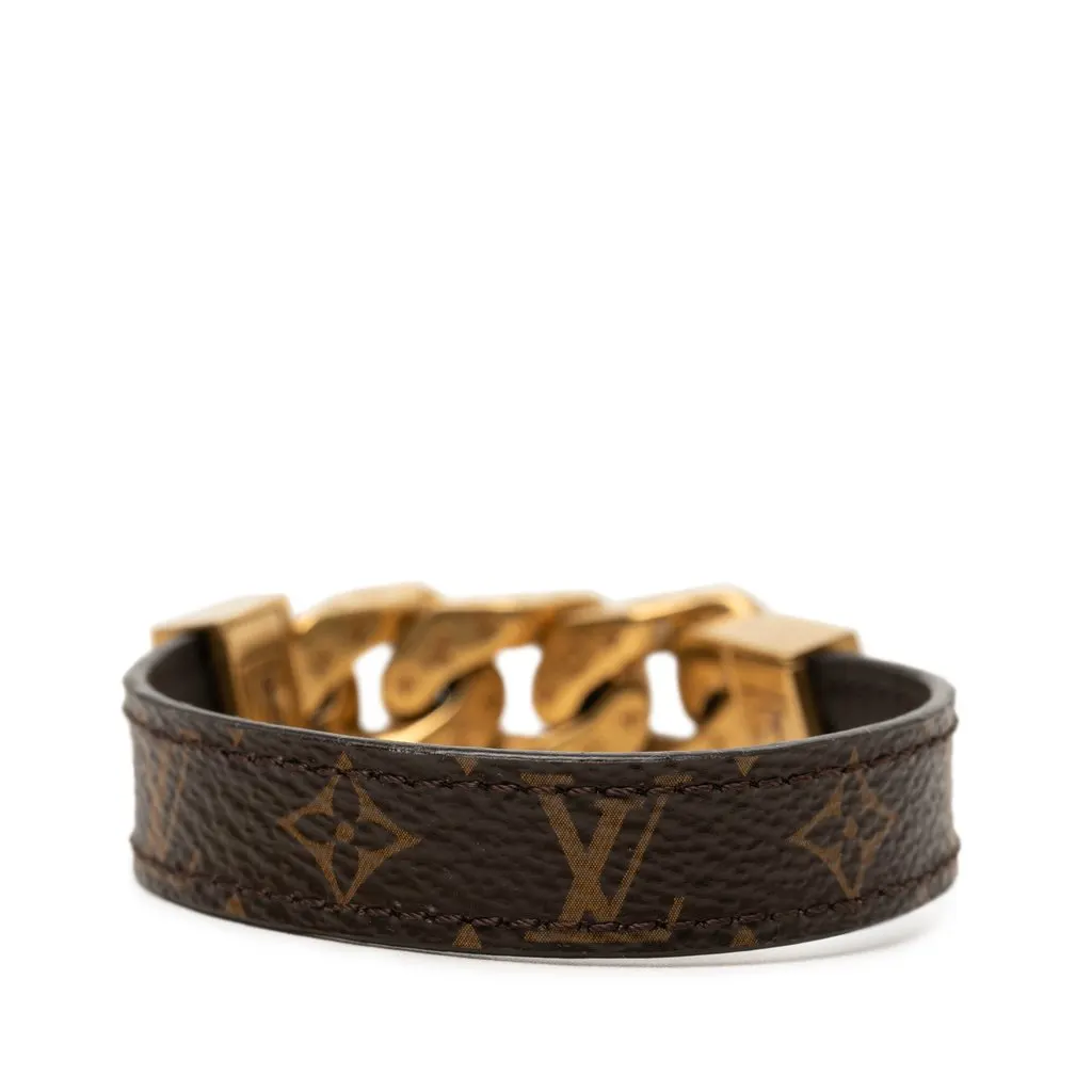 Louis Vuitton Mono Chain Reverso Bracelet Brown Very good - Inside View