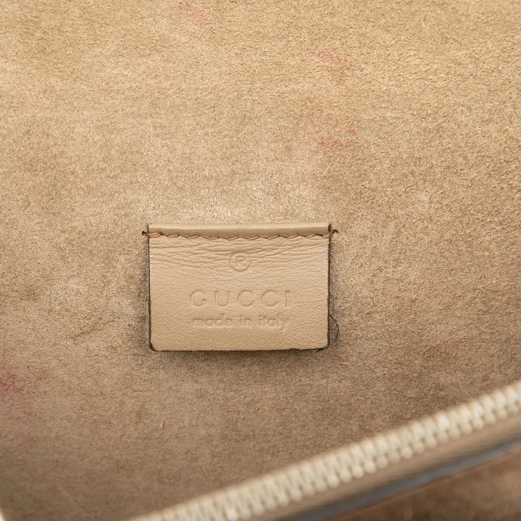 Gucci Medium GG Supreme Dionysus Shoulder Bag Beige Canvas Very good - Box View