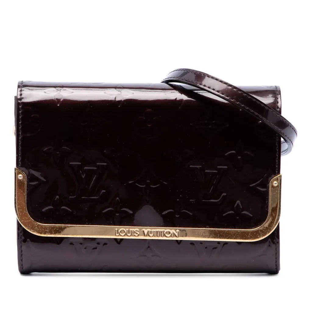 Louis Vuitton Monogram Vernis Rossmore PM Purple Leather Very good - Front View
