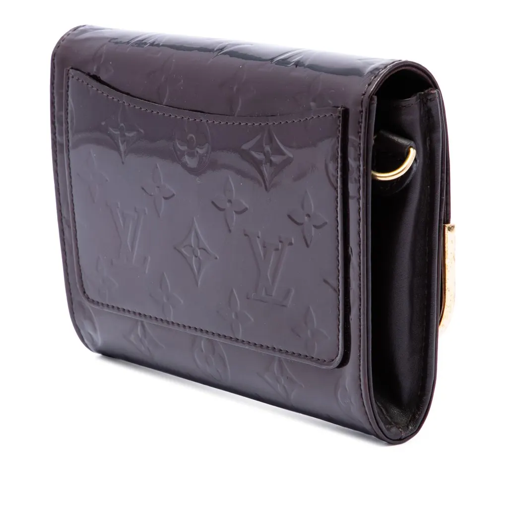 Louis Vuitton Monogram Vernis Rossmore PM Purple Leather Very good - Back View