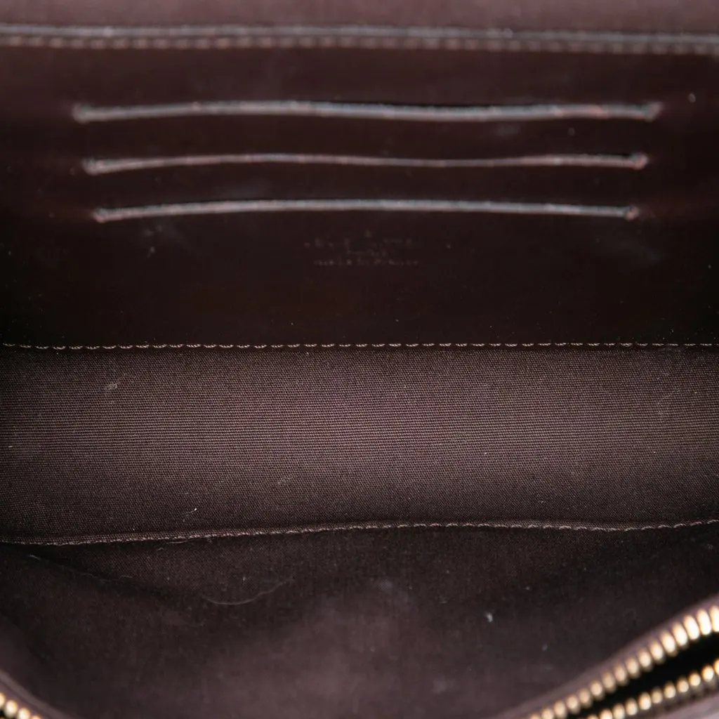Louis Vuitton Monogram Vernis Rossmore PM Purple Leather Very good - Model View