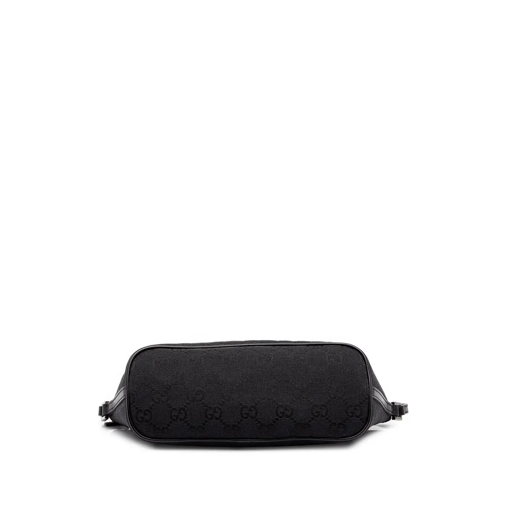 Gucci GG Canvas Boat Black Canvas Good - Inside View