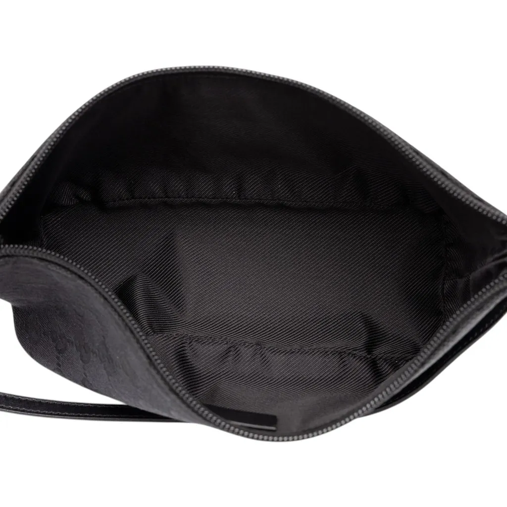Gucci GG Canvas Boat Black Canvas Good - Model View