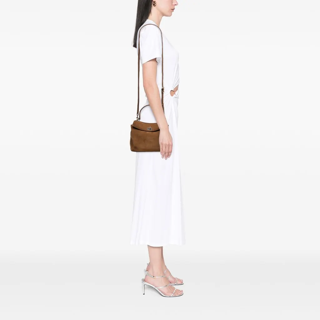 Balenciaga Mini Suede Rodeo Satchel Brown Suede Very good - Box View