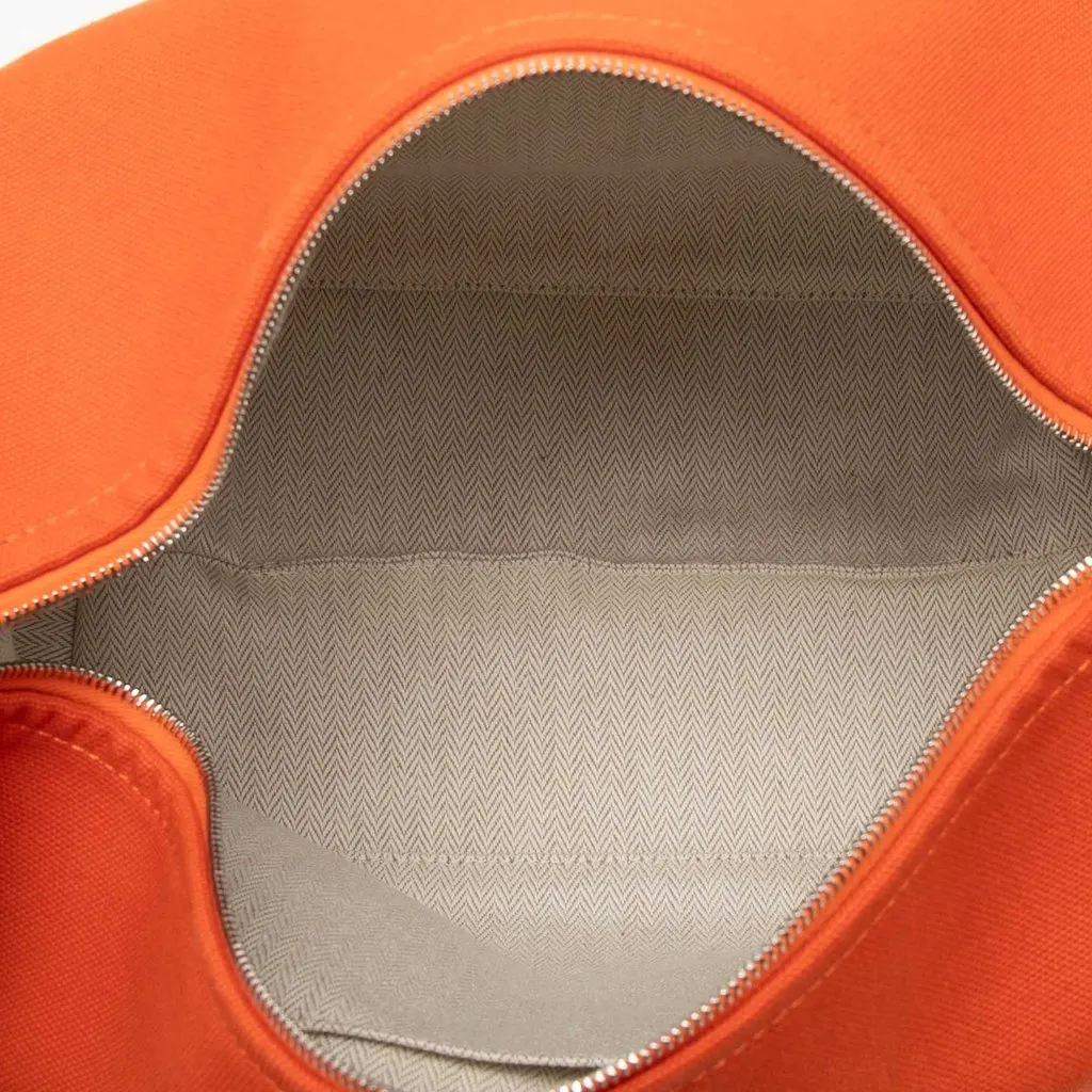 Hermès Large Toile Bride A Brac Case Orange Very good - Model View