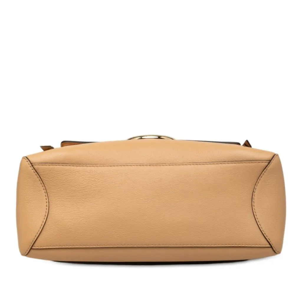 Chloé Small Leather Faye Day Satchel Brown Leather Very good - Inside View