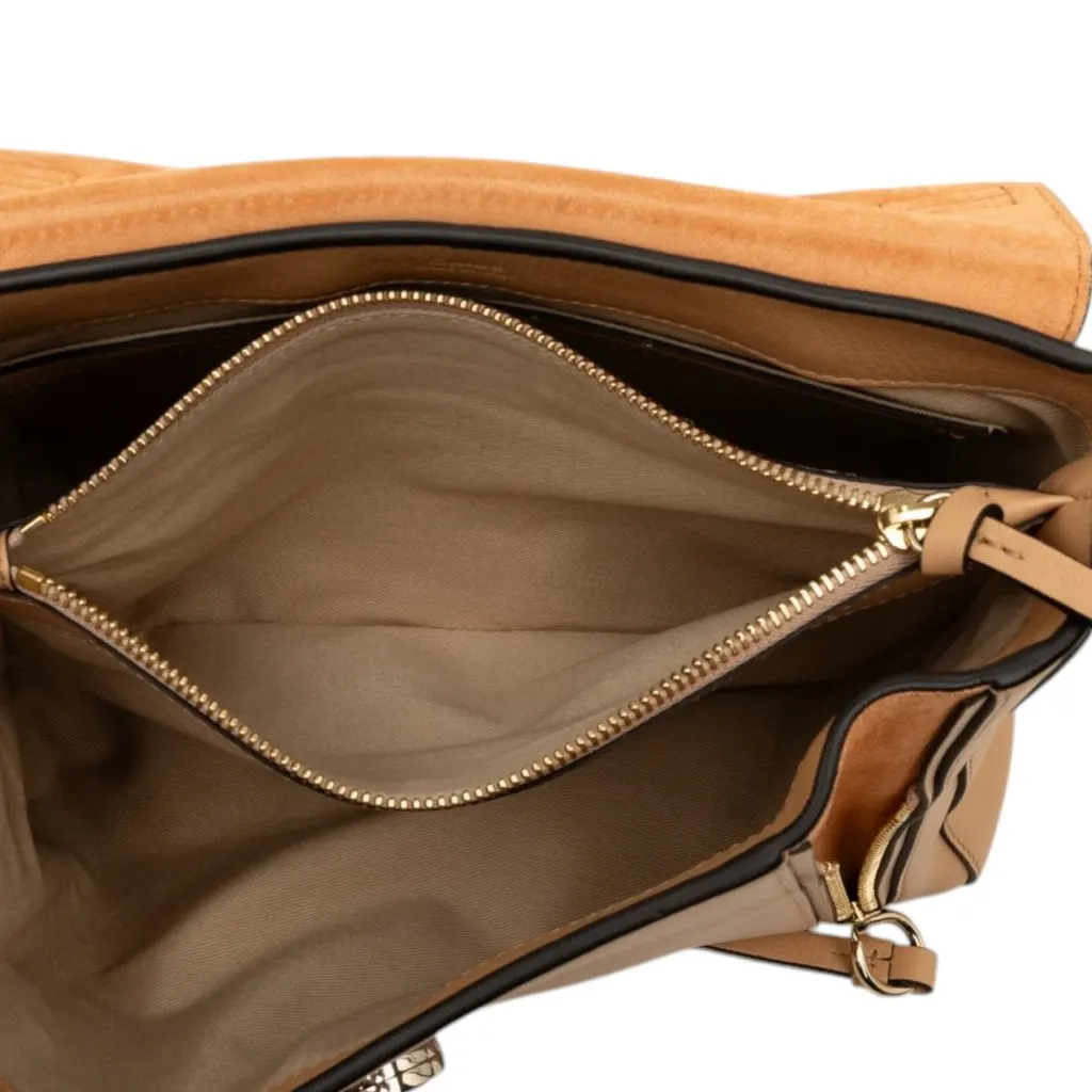 Chloé Small Leather Faye Day Satchel Brown Leather Very good - Model View