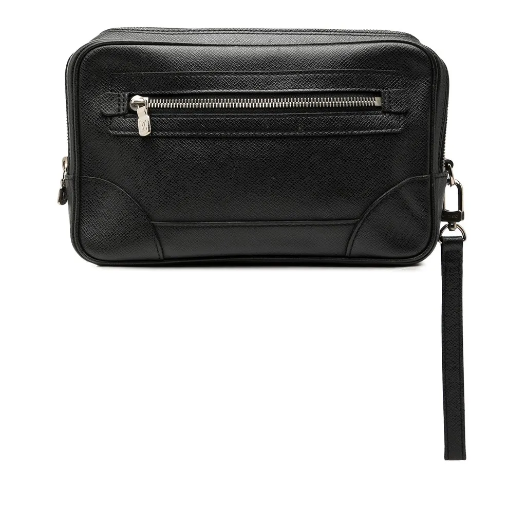 Louis Vuitton Taiga Neo Pavel Black Leather Very good - Front View