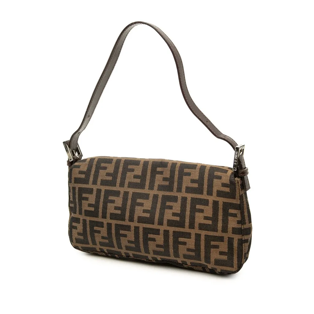 Fendi Zucca Canvas Baguette Brown Canvas Very good - Back View