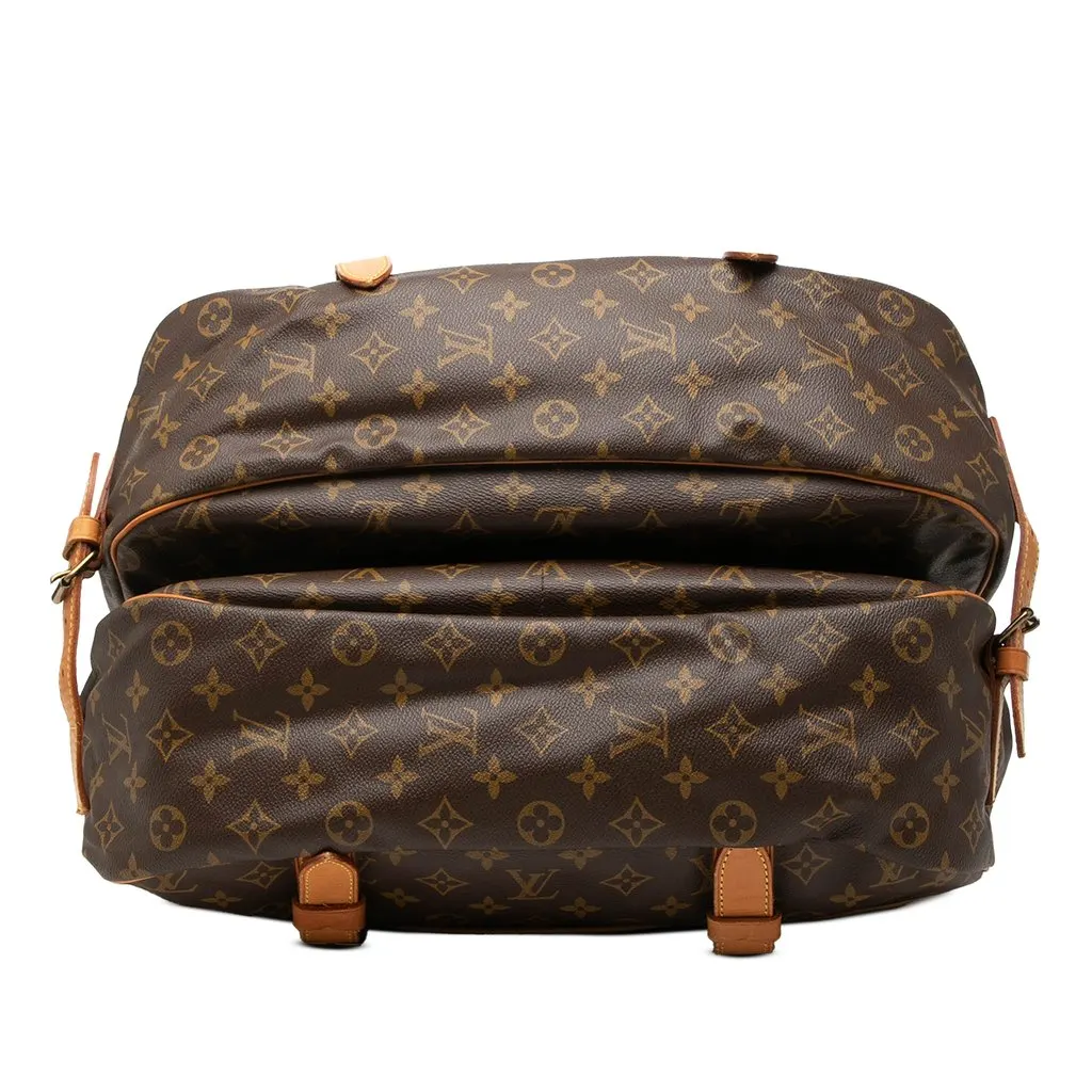 Louis Vuitton Monogram Saumur 43 Brown Canvas Good - Inside View