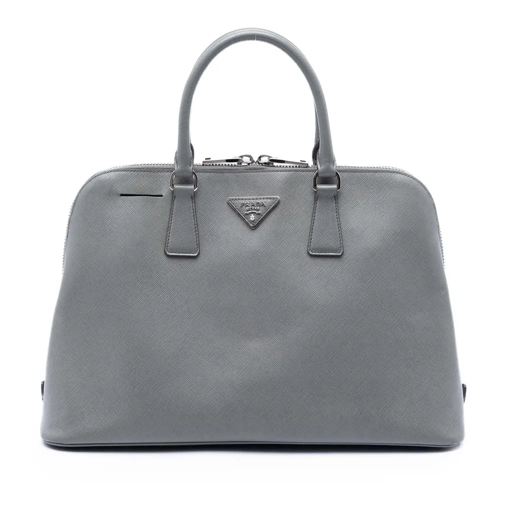 Prada Large Saffiano Lux Promenade Satchel MultiColor Leather Very good - Front View