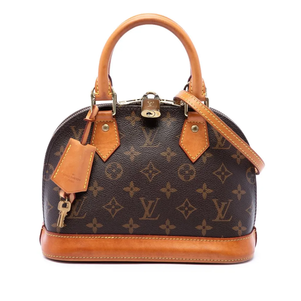Louis Vuitton Monogram Alma BB Brown Very good - Front View