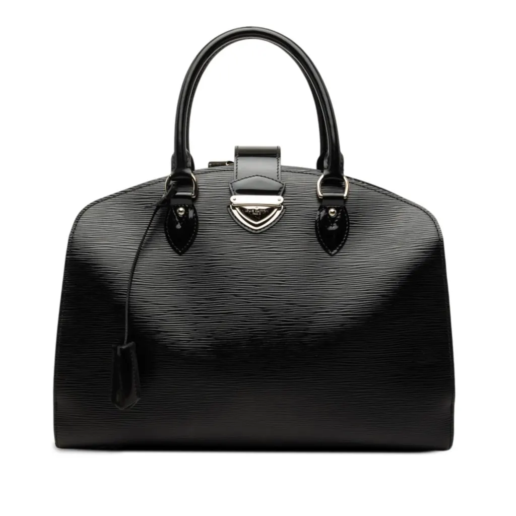 Louis Vuitton Epi Pont Neuf GM Black Leather Very good - Front View