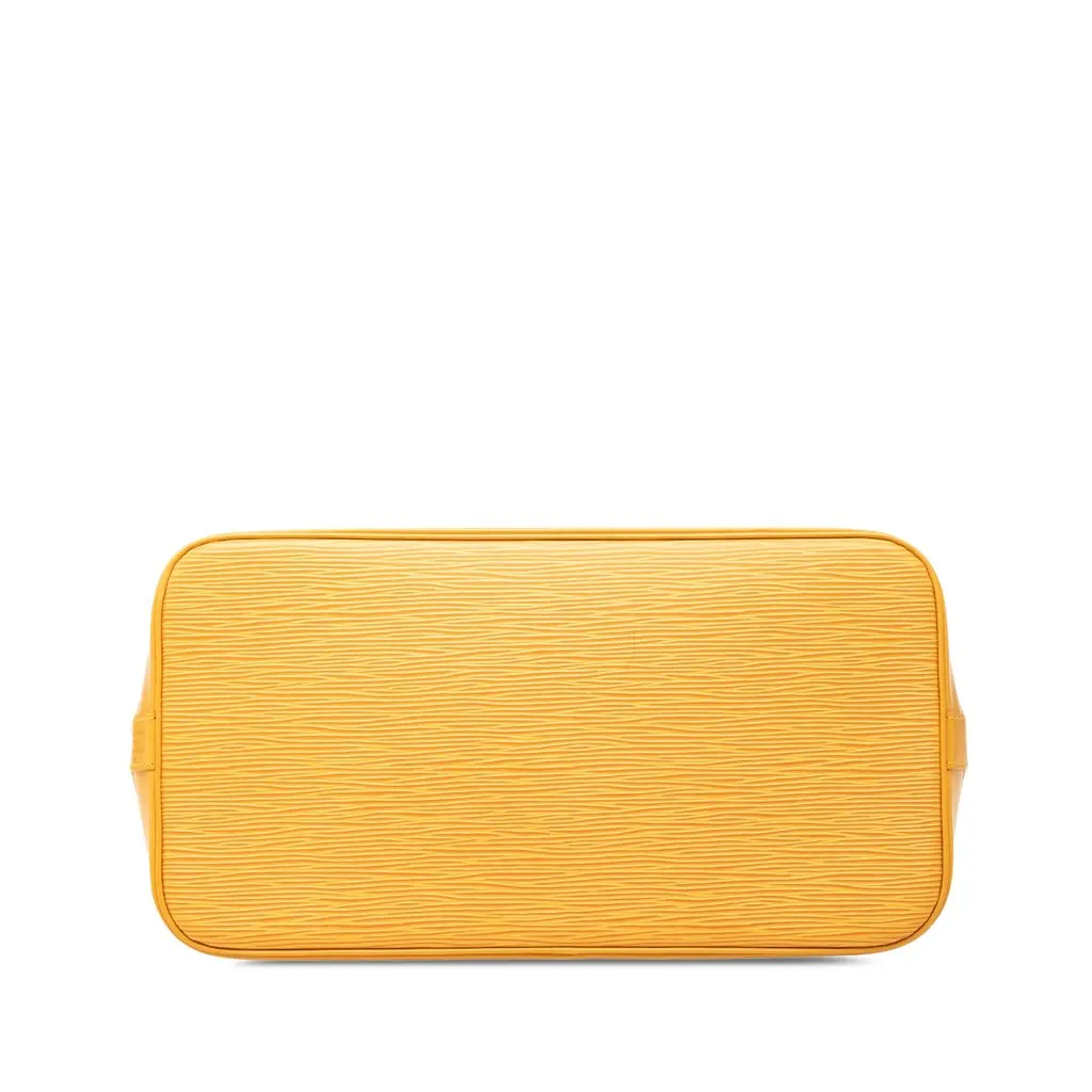 Louis Vuitton Epi Alma PM Yellow Leather Good - Inside View