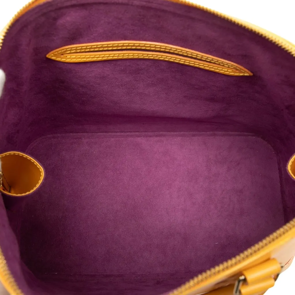 Louis Vuitton Epi Alma PM Yellow Leather Good - Model View