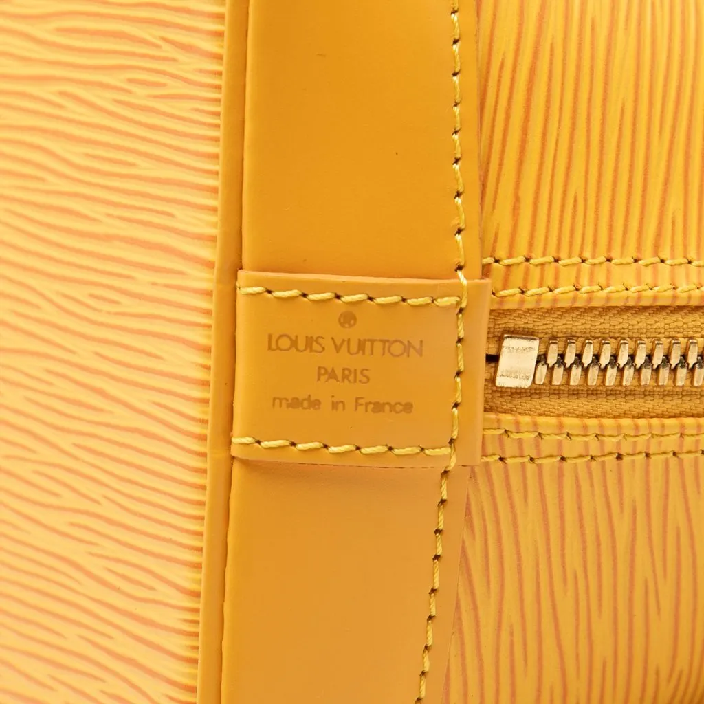 Louis Vuitton Epi Alma PM Yellow Leather Good - Box View