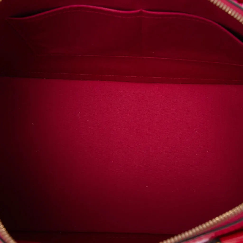 Louis Vuitton Monogram Vernis Alma GM Pink Leather Very good - Model View