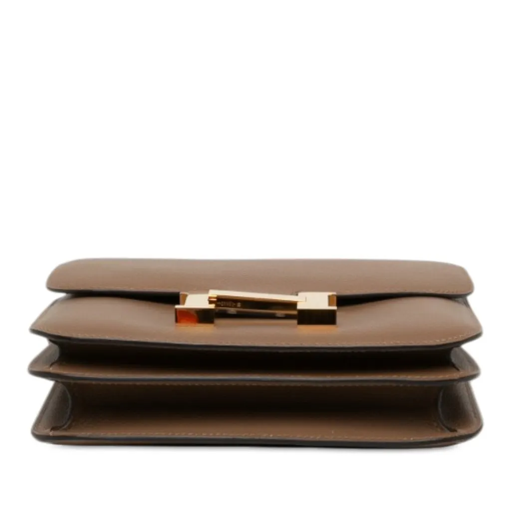 Hermès Mini Chevre Mysore Constance 18 Brown Leather Very good - Inside View