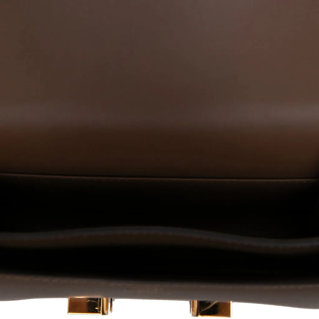Hermès Mini Chevre Mysore Constance 18 Brown Leather Very good - Model View