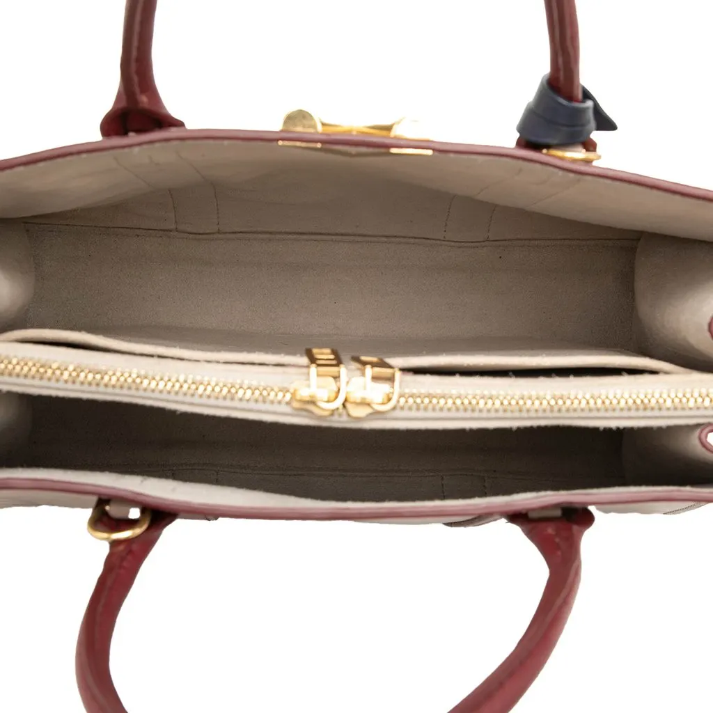 Louis Vuitton Monogram Cuir Plume Very Tote MM Brown Leather Very good - Model View
