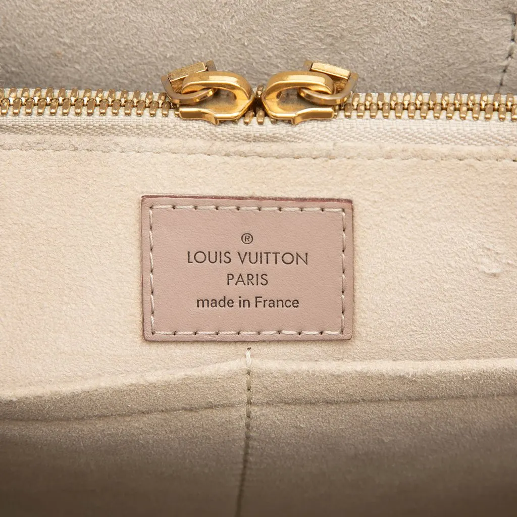 Louis Vuitton Monogram Cuir Plume Very Tote MM Brown Leather Very good - Box View