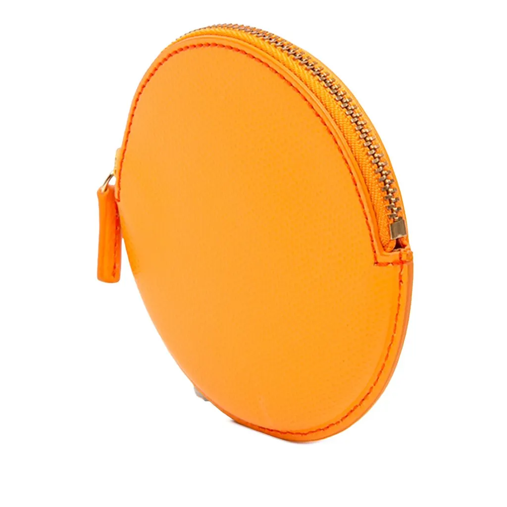 Jacquemus Leather Le Pitchou Coin Purse on Strap Orange Leather Very good - Back View