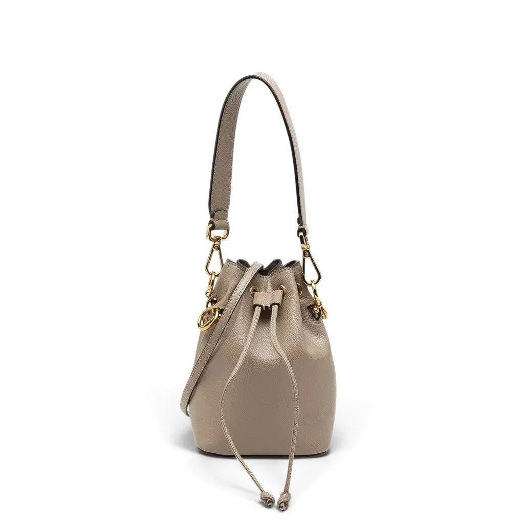 Fendi Mini Leather Mon Tresor Bucket Bag