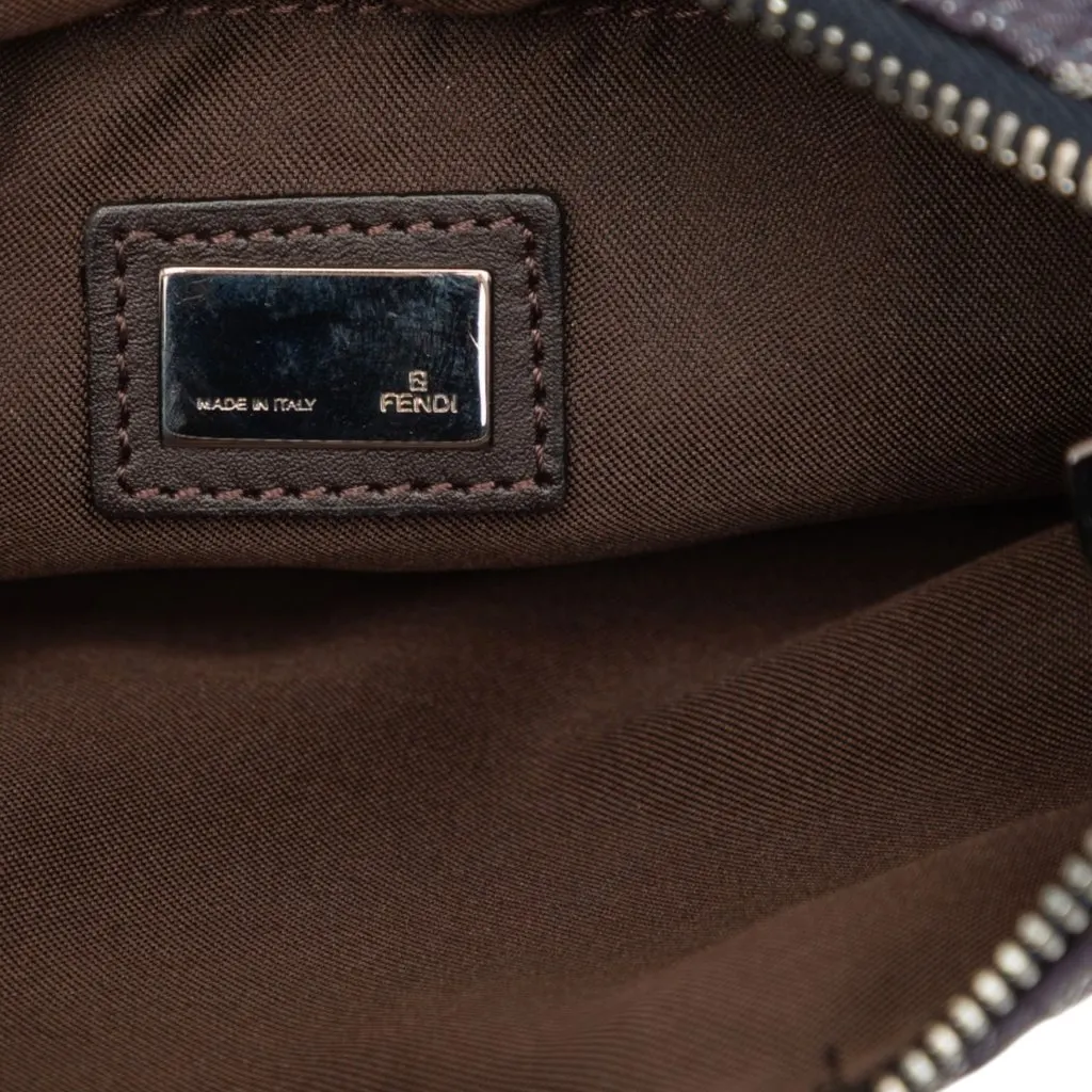 Fendi Zucchino Denim Crossbody Blue Very good - Box View